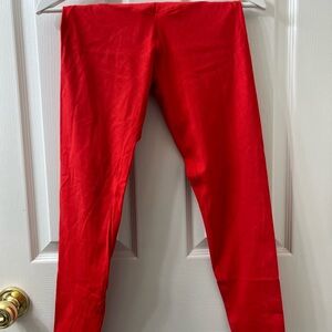 Red Gym Leggings